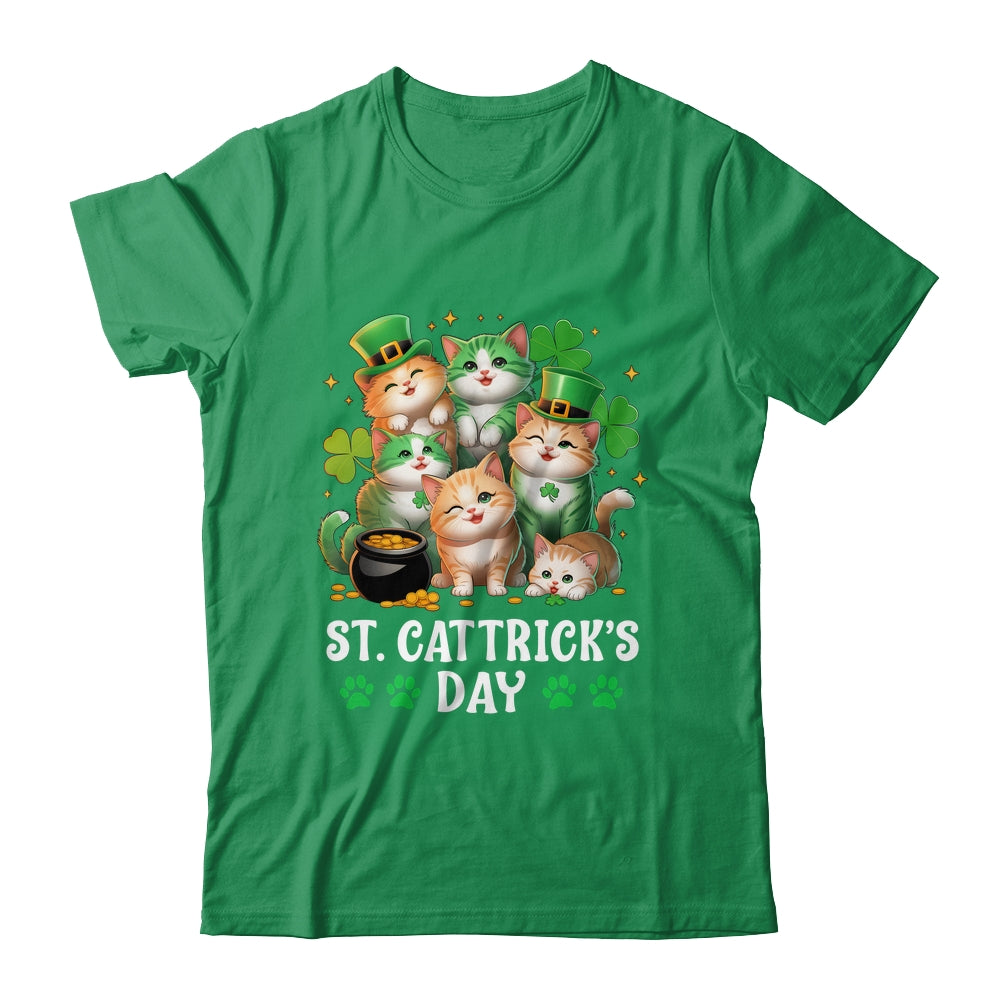 St Patricks Catricks Day Cats Saint Pattys Women Men Kids Shirt & Hoodie | teecentury