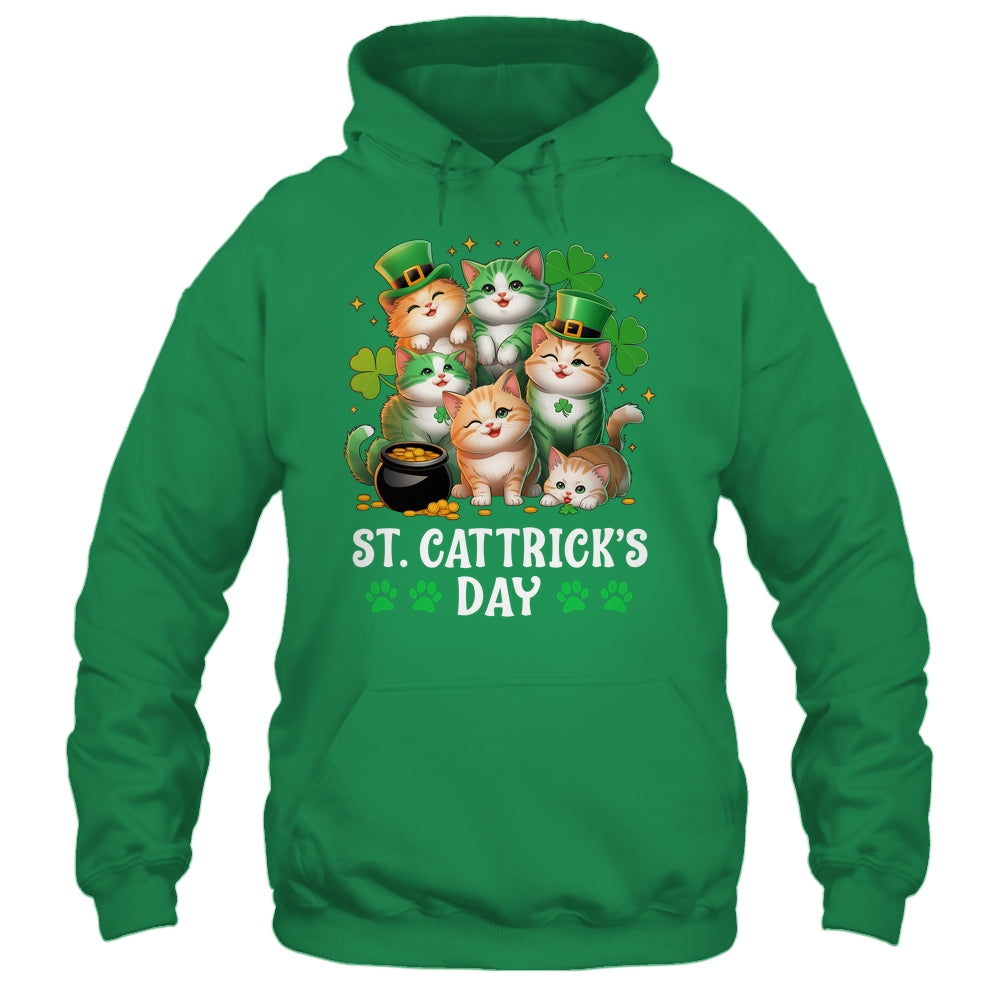 St Patricks Catricks Day Cats Saint Pattys Women Men Kids Shirt & Hoodie | teecentury