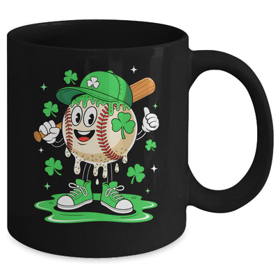 St Patricks Day Baseball Ice Cream Boys Baseball Player Mug | teecentury