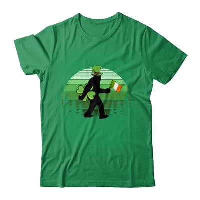 St Patricks Day Bigfoot Irish Shamrock Clover Leaf Shirt & Hoodie | teecentury