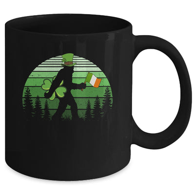 St Patricks Day Bigfoot Irish Shamrock Clover Leaf Mug | teecentury