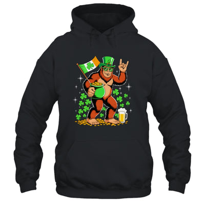 St Patricks Day Bigfoot Sasquatch Shamrock Men Women Kids Shirt & Hoodie | teecentury