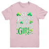 St Patricks Day Birthday Girl Born On Saint Paddys Youth Shirt | teecentury