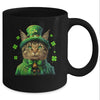 St Patricks Day Cat Shamrock For Men Women Celebration Cool Mug | teecentury