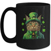 St Patricks Day Cat Shamrock For Men Women Celebration Cool Mug | teecentury