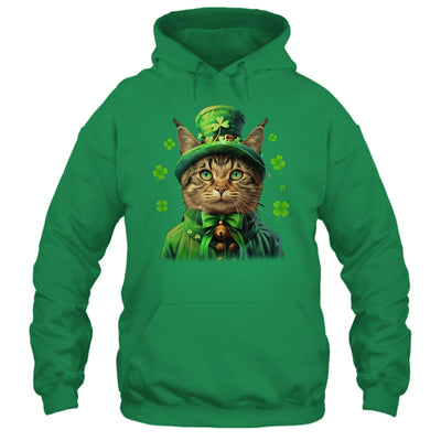 St Patricks Day Cat Shamrock For Men Women Celebration Cool Shirt & Hoodie | teecentury