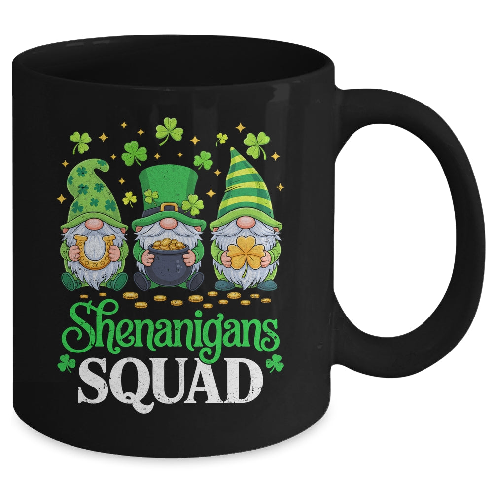 St Patricks Day Gnomes Shenanigans Squad Saint Pattys Women Mug | teecentury