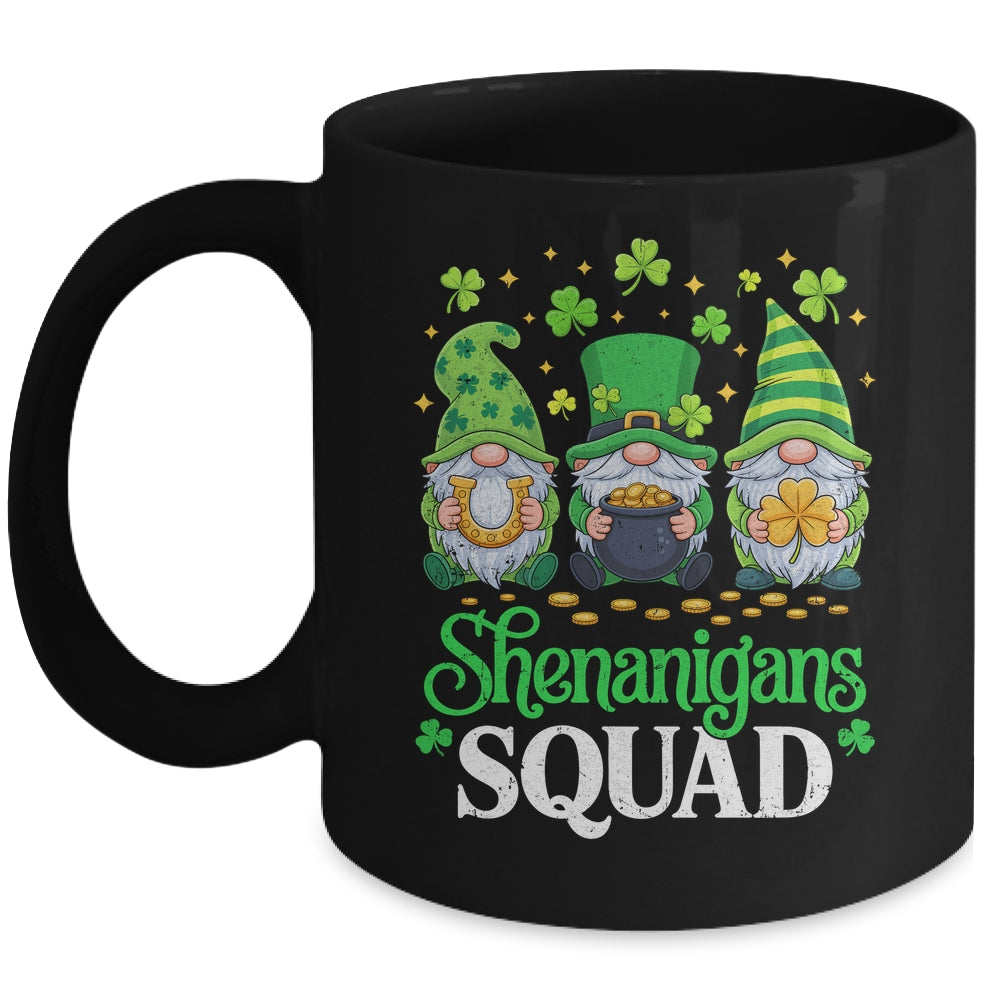 St Patricks Day Gnomes Shenanigans Squad Saint Pattys Women Mug | teecentury