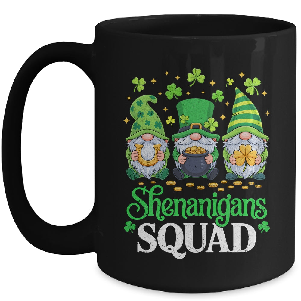 St Patricks Day Gnomes Shenanigans Squad Saint Pattys Women Mug | teecentury