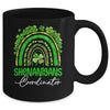 St Patricks Day Leopard Rainbow Shamrock One Lucky Nurse Mug | teecentury