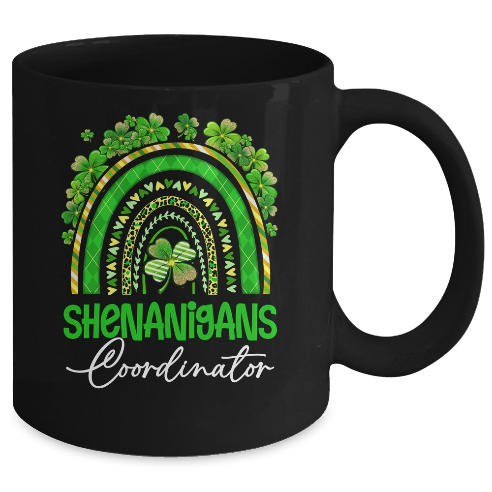 St Patricks Day Leopard Rainbow Shamrock One Lucky Nurse Mug | teecentury