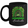 St Patricks Day Leopard Rainbow Shamrock One Lucky Nurse Mug | teecentury