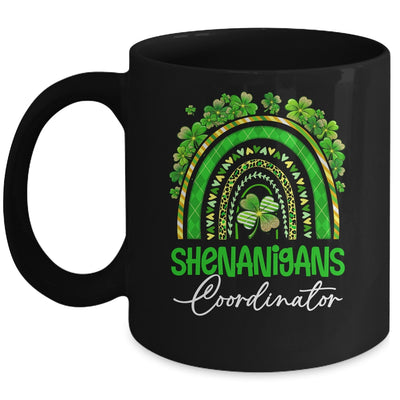 St Patricks Day Leopard Rainbow Shamrock One Lucky Nurse Mug | teecentury