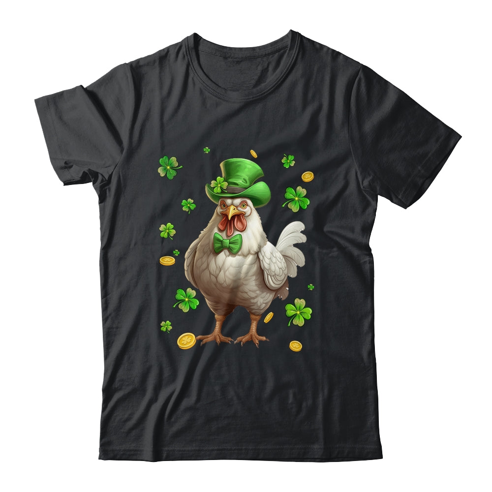 St Patricks Day Leprechaun Chicken Shamrock Lover Irish Shirt & Hoodie | teecentury