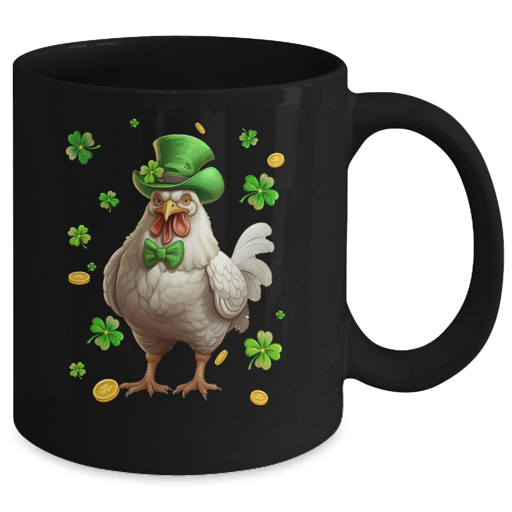St Patricks Day Leprechaun Chicken Shamrock Lover Irish Mug | teecentury