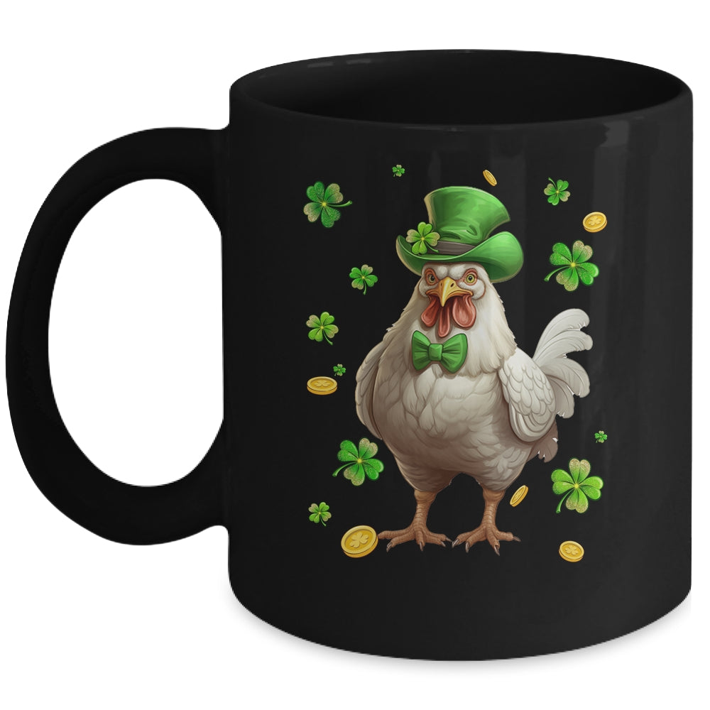 St Patricks Day Leprechaun Chicken Shamrock Lover Irish Mug | teecentury