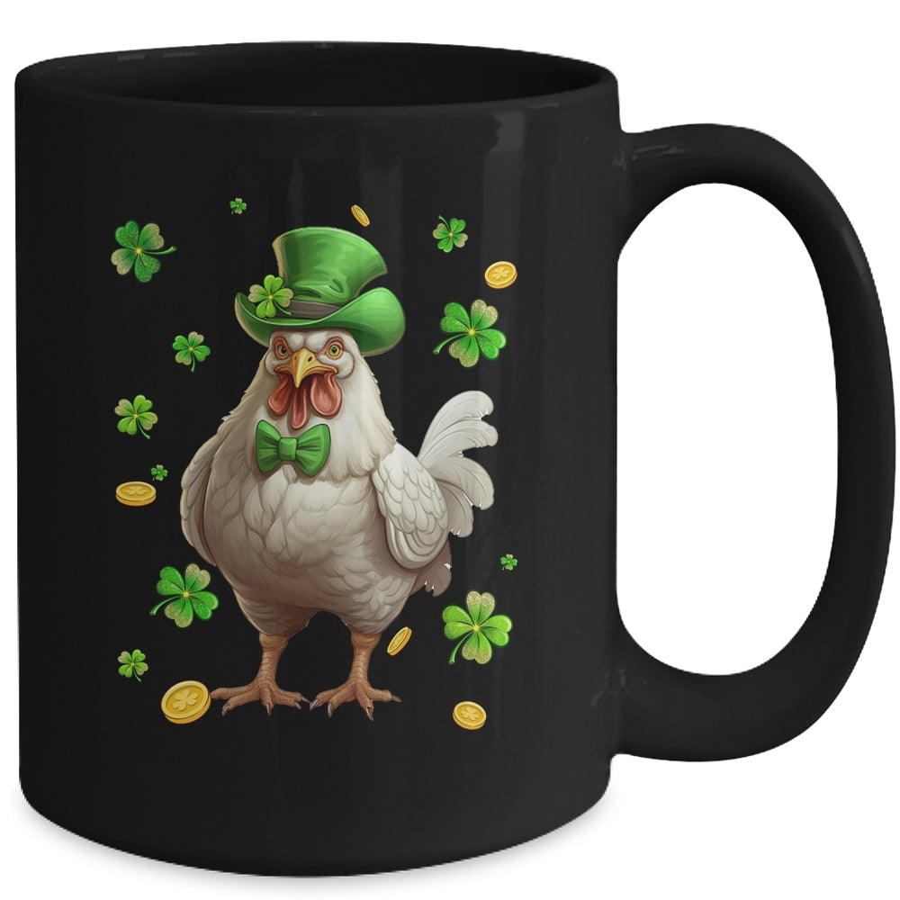 St Patricks Day Leprechaun Chicken Shamrock Lover Irish Mug | teecentury