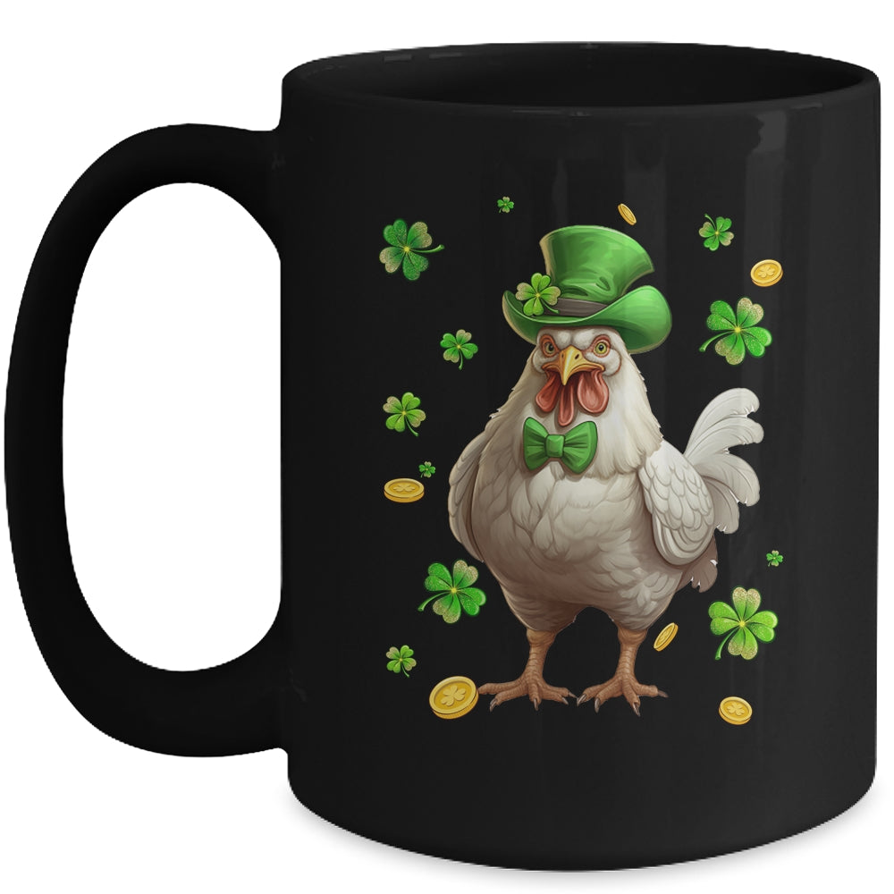 St Patricks Day Leprechaun Chicken Shamrock Lover Irish Mug | teecentury