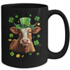 St Patricks Day Leprechaun Cow Shamrock Cow Lover Irish Mug | teecentury