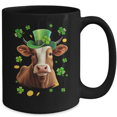 St Patricks Day Leprechaun Cow Shamrock Cow Lover Irish Mug | teecentury