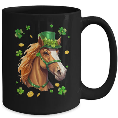 St Patricks Day Leprechaun Horse Shamrock Horse Lover Irish Mug | teecentury