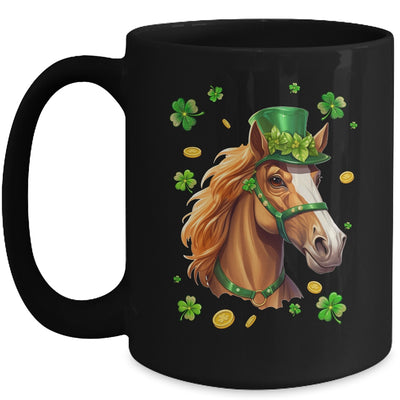 St Patricks Day Leprechaun Horse Shamrock Horse Lover Irish Mug | teecentury
