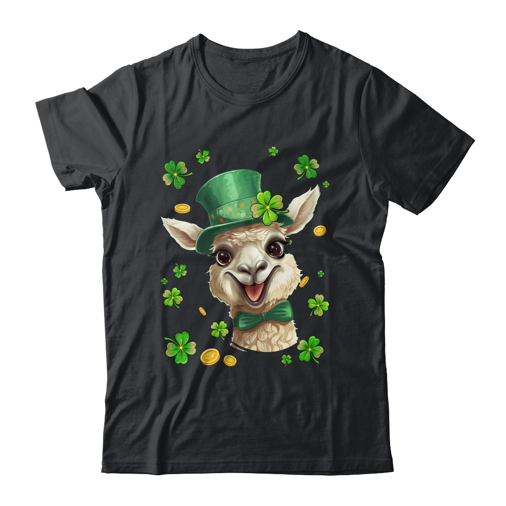 St Patricks Day Leprechaun Llama Shamrock Llama Lover Irish Shirt & Hoodie | teecentury