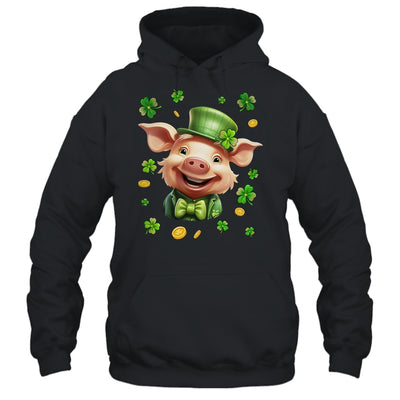 St Patricks Day Leprechaun Pig Shamrock Pig Lover Irish Shirt & Hoodie | teecentury