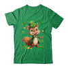 St Patricks Day Leprechaun Squirrel Shamrock Lover Irish Shirt & Hoodie | teecentury