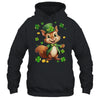 St Patricks Day Leprechaun Squirrel Shamrock Lover Irish Shirt & Hoodie | teecentury