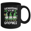 St Patricks Day Lucky Shamrock Leopard Gnomes Irish Women Mug | teecentury