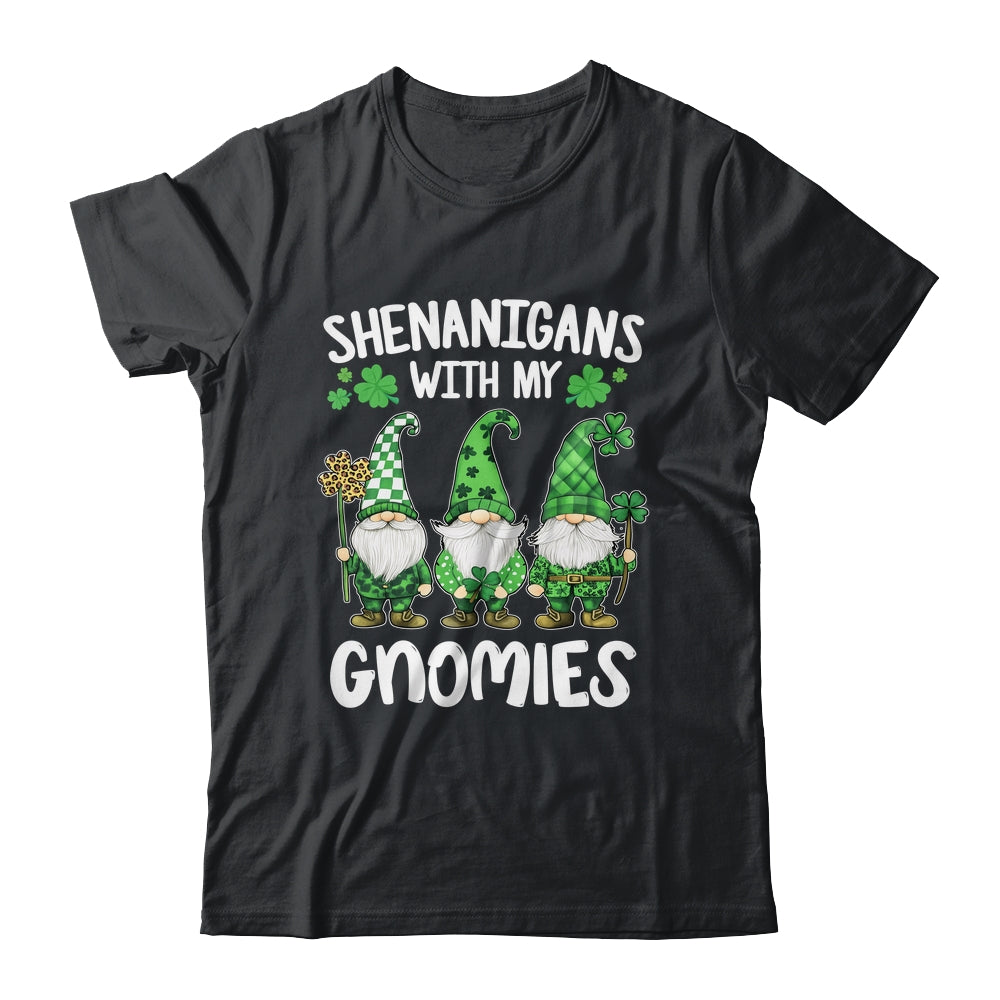St Patricks Day Lucky Shamrock Leopard Gnomes Irish Women Shirt & Tank Top | teecentury