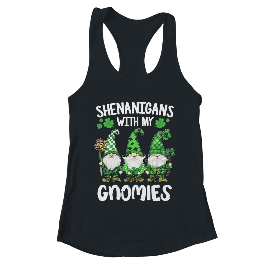 St Patricks Day Lucky Shamrock Leopard Gnomes Irish Women Shirt & Tank Top | teecentury