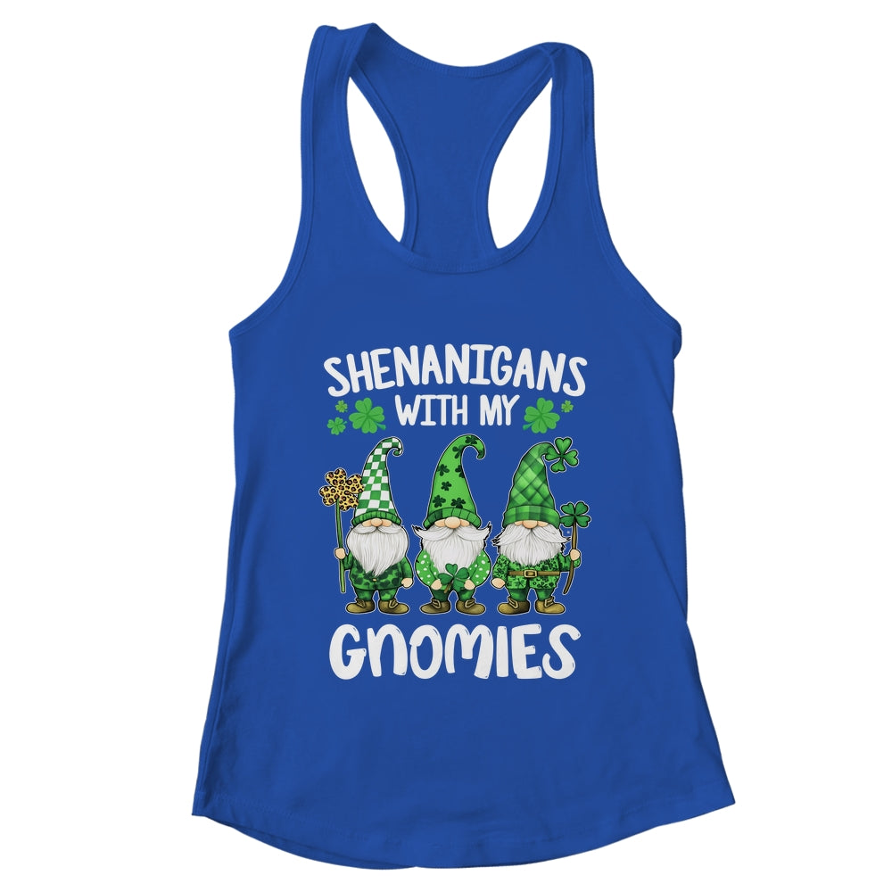 St Patricks Day Lucky Shamrock Leopard Gnomes Irish Women Shirt & Tank Top | teecentury