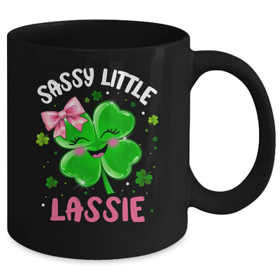 St Patricks Day Sassy Little Lassie Funny Kids Girl Mug | teecentury