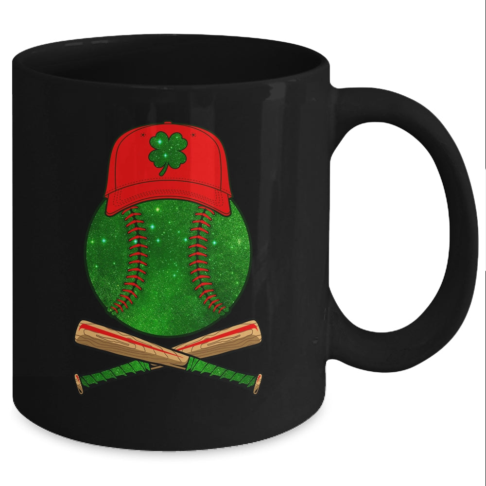 St Patricks Day Shamrock Baseball Irish For Boys Kids Men Mug | teecentury