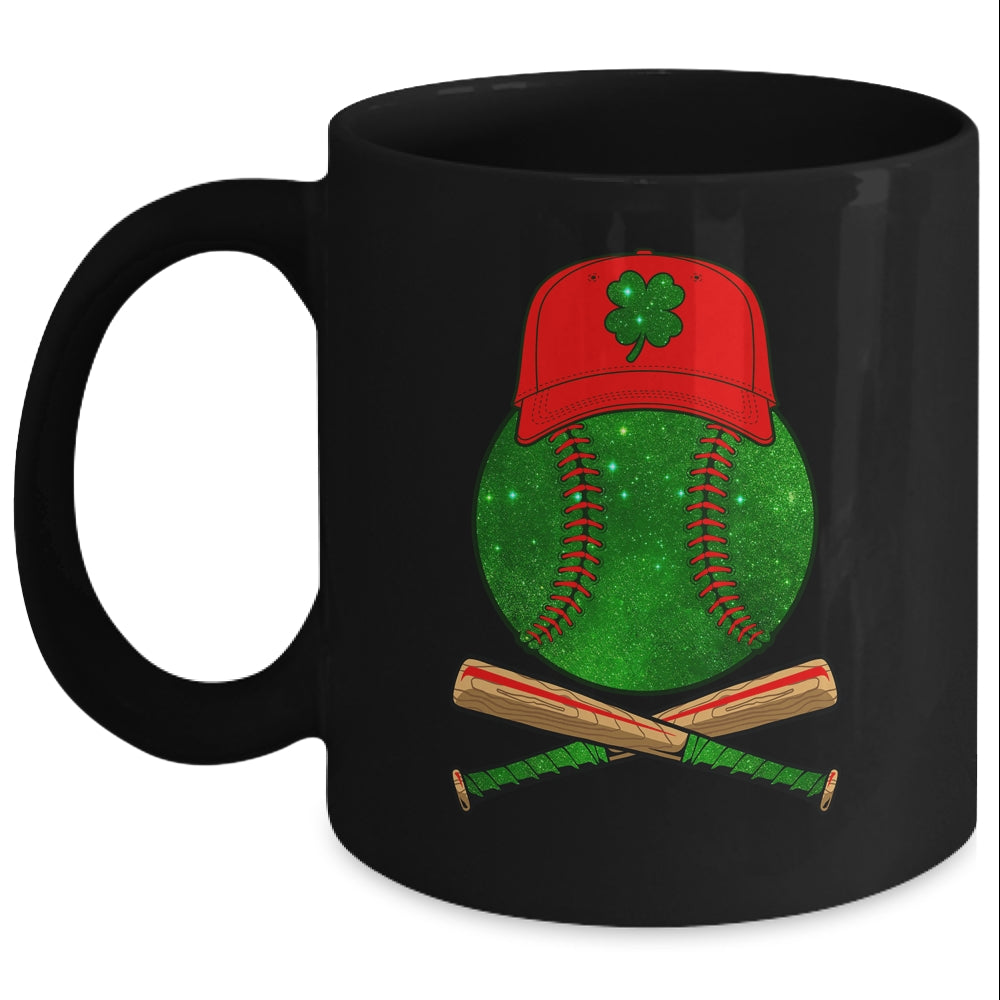 St Patricks Day Shamrock Baseball Irish For Boys Kids Men Mug | teecentury
