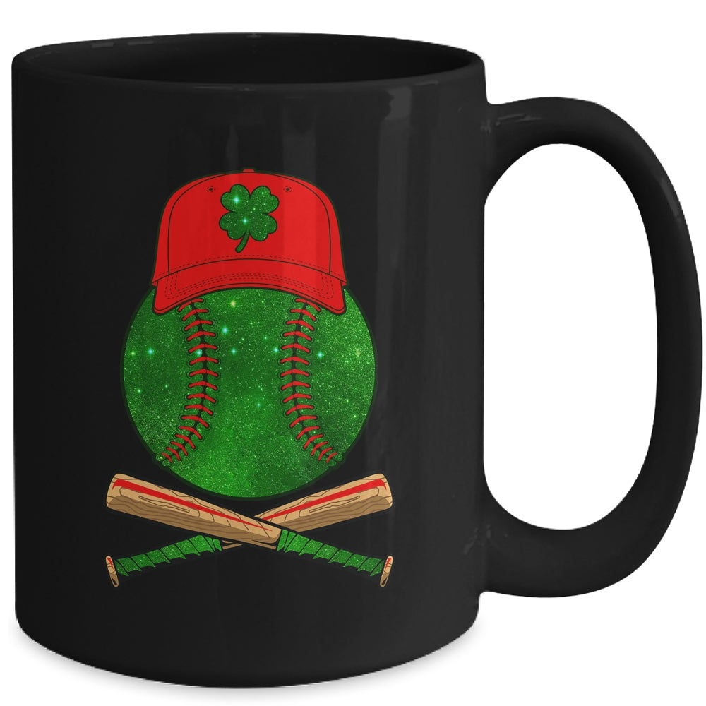 St Patricks Day Shamrock Baseball Irish For Boys Kids Men Mug | teecentury