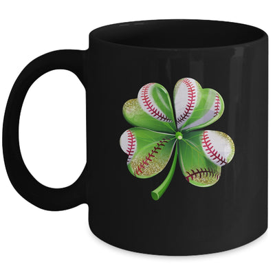 St Patricks Day Shamrock Irish Leopard Print Women Girls Mug | teecentury