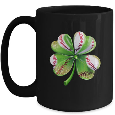 St Patricks Day Shamrock Irish Leopard Print Women Girls Mug | teecentury