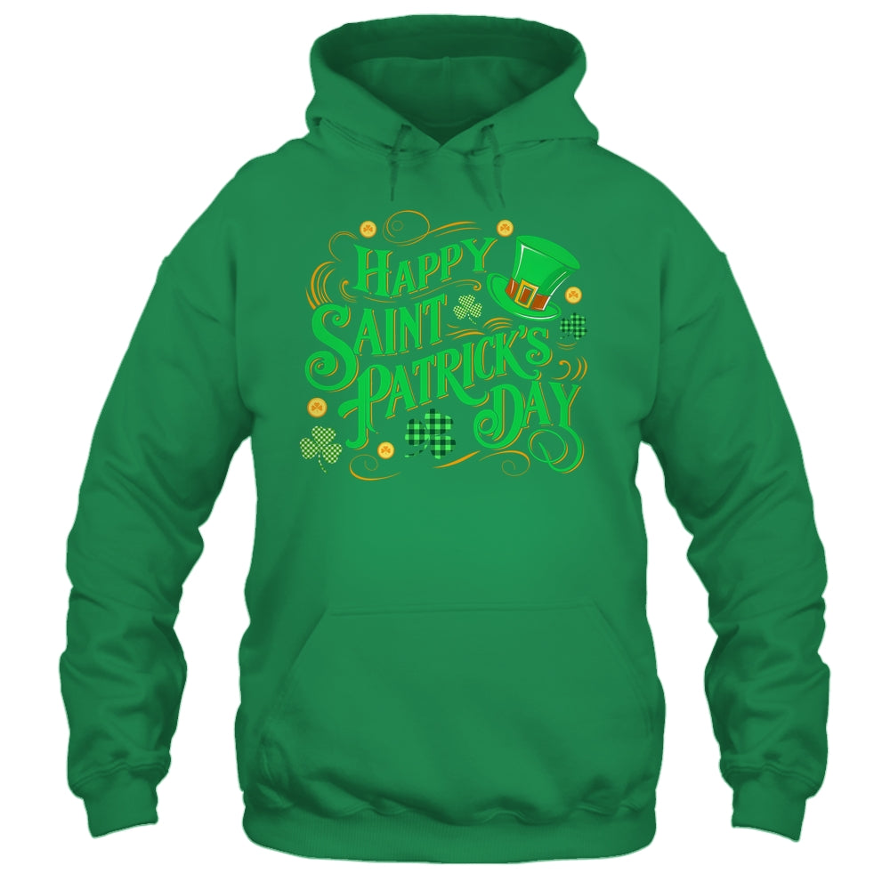 St Patricks Shamrock Happy Saint Patricks Day Men Dad Kids Shirt & Tank Top | teecentury