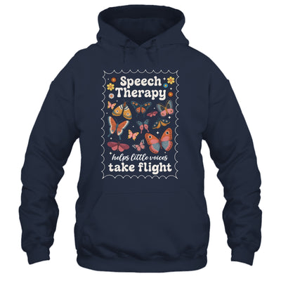 Stamp Speech Therapy Butterfly Speech Language Pathologist Shirt & Hoodie | teecentury