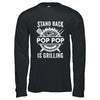 Stand Back Pop Pop Is Grilling Funny BBQ Fathers Day Shirt & Hoodie | teecentury