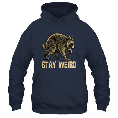 Stay Weird Funny Raccoon Quirky Animal Lover Shirt & Tank Top | teecentury