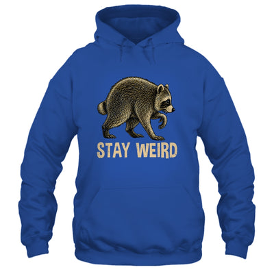 Stay Weird Funny Raccoon Quirky Animal Lover Shirt & Tank Top | teecentury