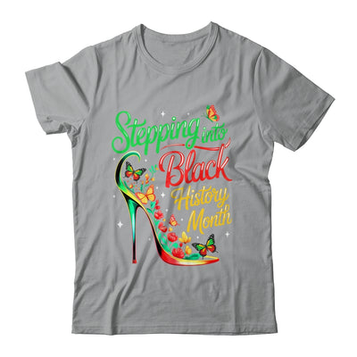 Stepping Into Black History Month High Heels Womens Girls Shirt & Hoodie | teecentury