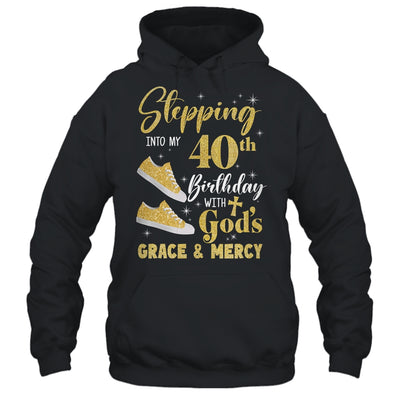 Stepping Into My 40th Birthday With Gods Grace And Mercy Women Shirt & Tank Top | teecentury