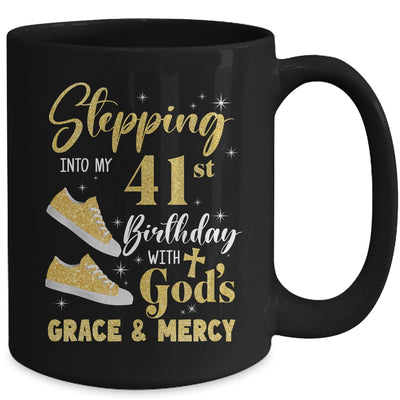 Stepping Into My 41st Birthday With Gods Grace And Mercy Women Mug | teecentury