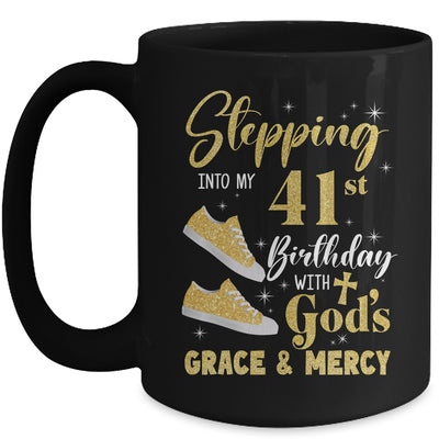 Stepping Into My 41st Birthday With Gods Grace And Mercy Women Mug | teecentury