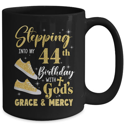 Stepping Into My 44th Birthday With Gods Grace And Mercy Women Mug | teecentury